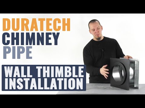 DuraTech 8'' Wall Thimble - 9643 | Chimney Pipe – Northline Express