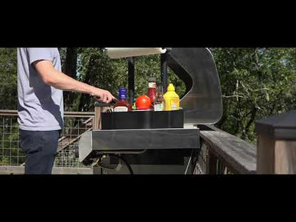 Barbecue Serving Caddy in Black