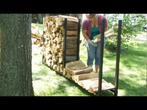 WoodEze 1/2 Face Cord Expandable Heavy Duty Firewood Rack