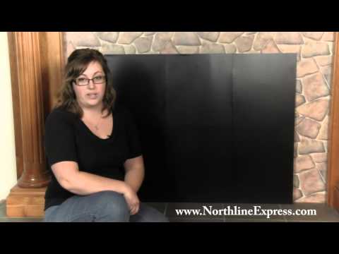 47" x 34" Black Fireplace Draft Guard Cover