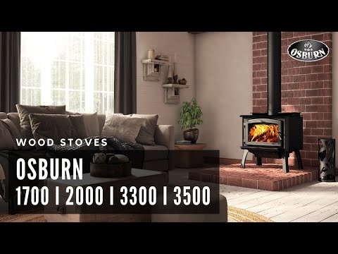 Osburn Metallic Black 3300 EPA Wood Stove - OB03300