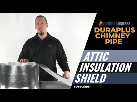 DuraPlus 6'' - 8'' Attic Insulation Shield - 9946 | Chimney Pipe