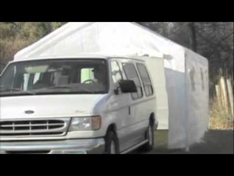 Arrow Carport 10x29x7 Ft. - Eggshell