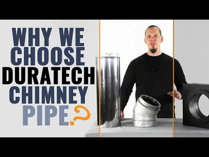6" x 60" DuraTech Galvanized Chimney Pipe - 6DT-60CF