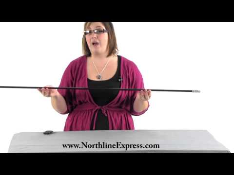 4' Fiberglass Chimney Brush Rod 3/8" NPT .440 Diameter