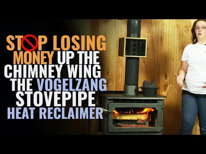 Vogelzang 6" Stovepipe Heat Reclaimer - Black