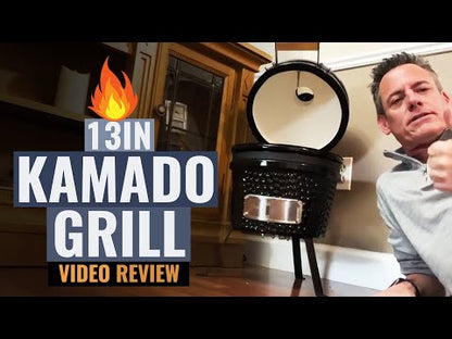 Woodeze 13" Kamado Grill - Black