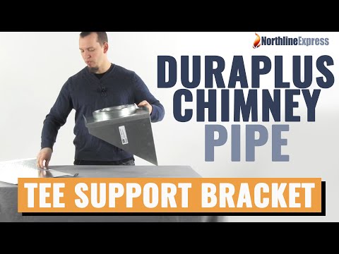 7" DuraPlus Stainless Steel Tee Support Bracket - 7DP-TSBSS