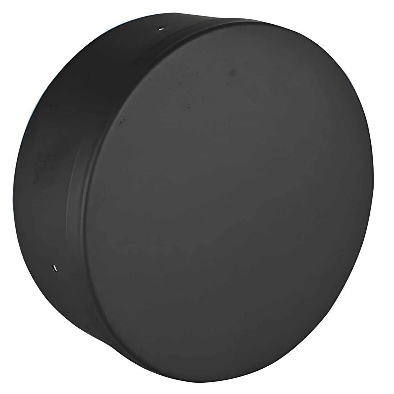 7" Ventis Single-Wall Black Stove Pipe 22-Gauge Cold-Rolled Steel - Tee Cap - VSB07TC