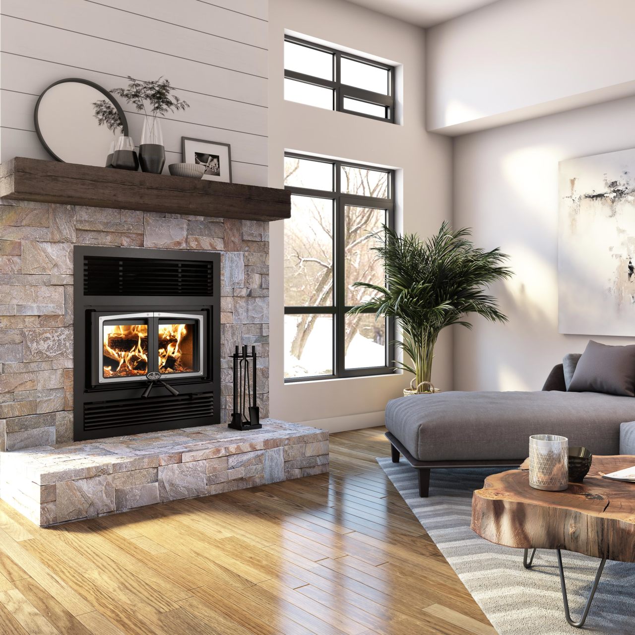 Osburn Everest II Wood Burning Fireplace - OBO4016