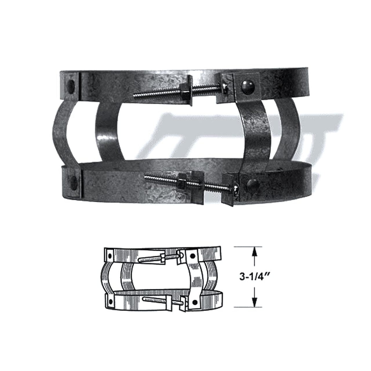 6" DuraLiner Oval Spacer - 6DLR-S