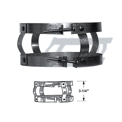 6" DuraLiner Oval Spacer - 6DLR-S