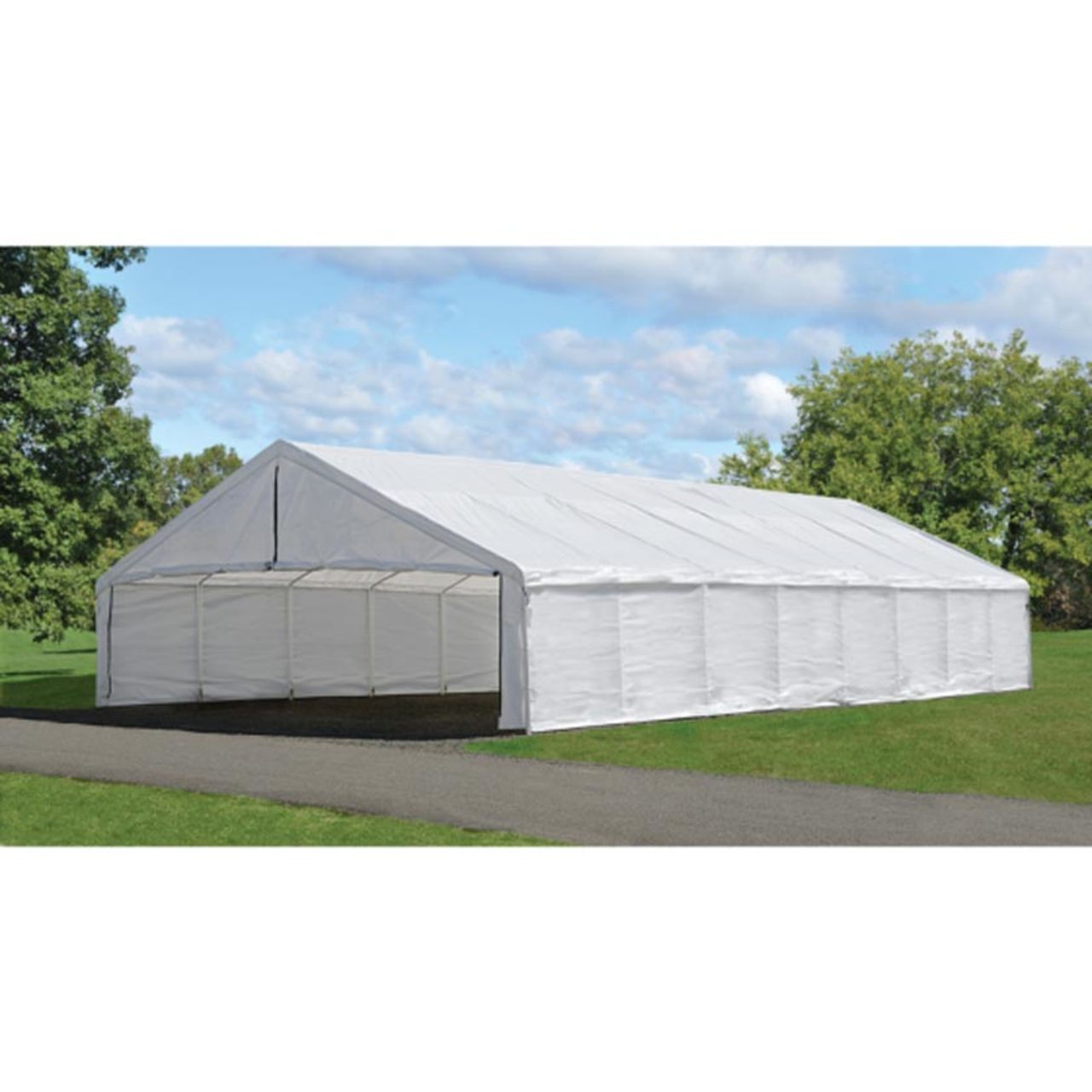 Enclosure Walls Kit ONLY for ShelterLogic UltraMax 30' x 50'  Canopy - White