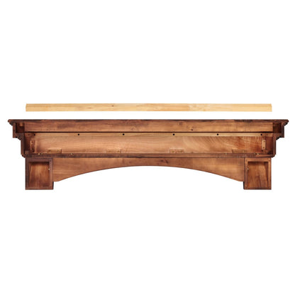 72" Auburn Distressed Cherry Finished Fireplace Shelf by Pearl Mantels