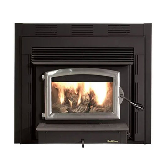 Wood Stove Insert with Pewter Door - Model 21ZC