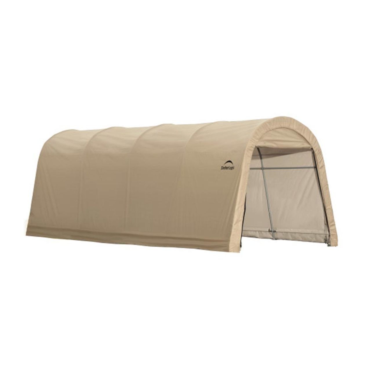 AutoShelter 10' x 20' Tan Roundtop Garage