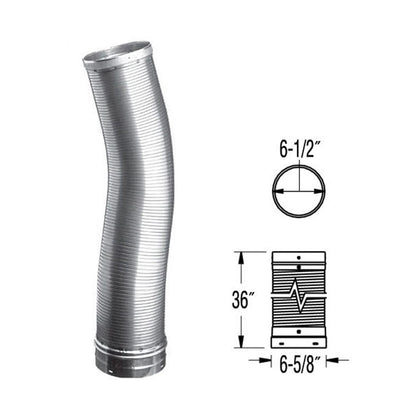 6'' x 36'' DuraLiner Round Flex Chimney Relining Pipe - 6DLR-36HF