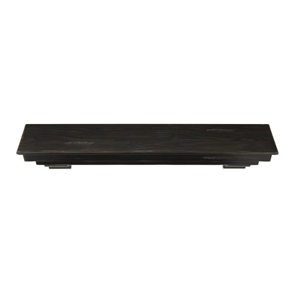 48" Celeste Fireplace Shelf by Pearl Mantels - Espresso Distressed Finish