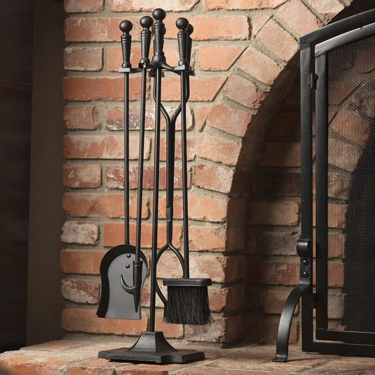 5-Piece Fire Tool Set with Ball Handles
