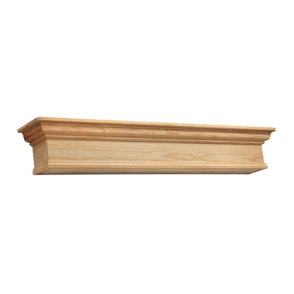 60" Savannah Fireplace Shelf by Pearl Mantels - Unfinished