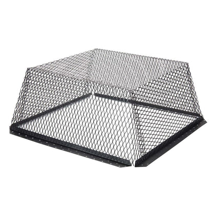 25" x 25" Black Galvanized Steel Animal Control Screen