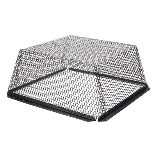 25" x 25" Black Galvanized Steel Animal Control Screen
