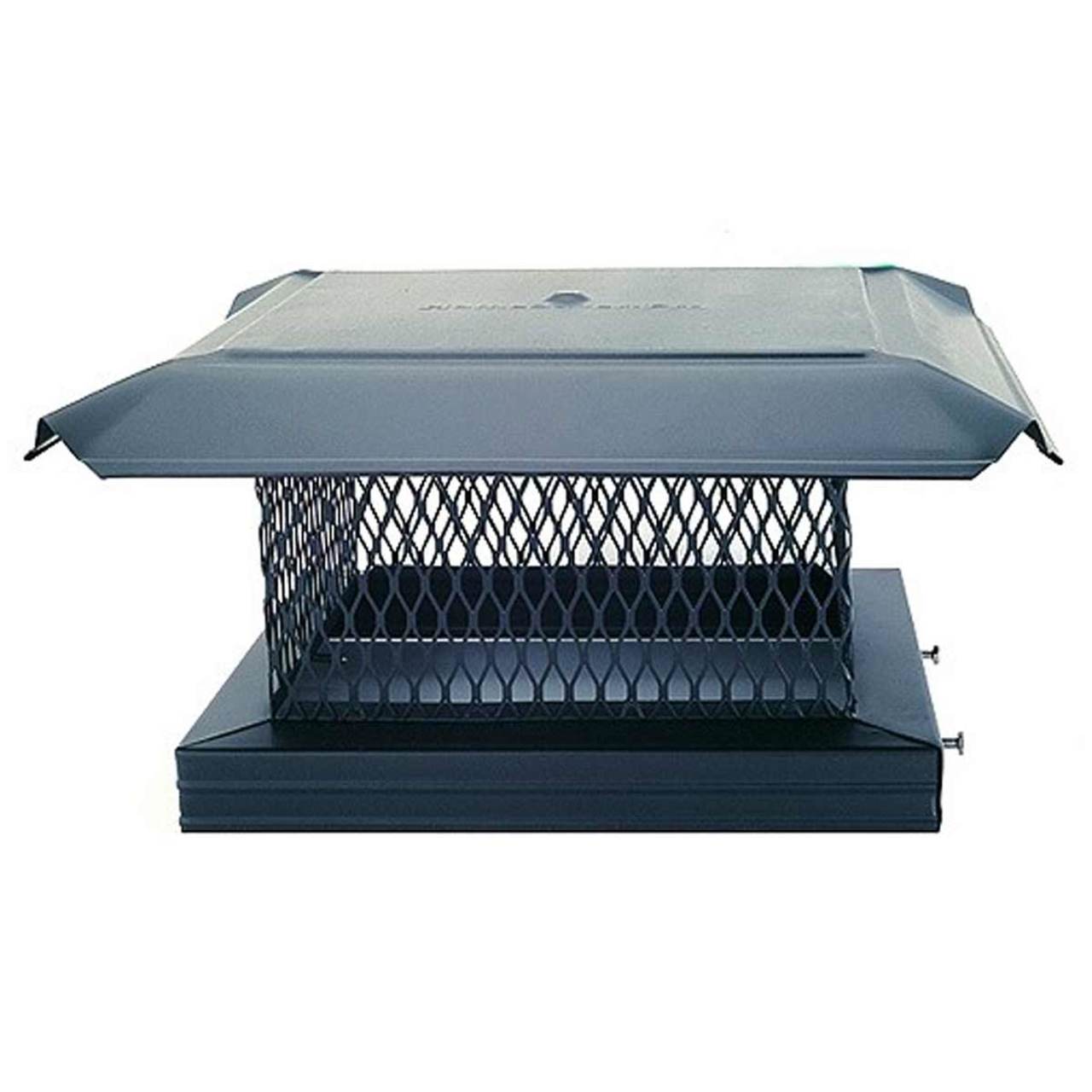 13" x 13" Homesaver Pro Galvanized Stainless Single-Flue Chimney Cap - 14807