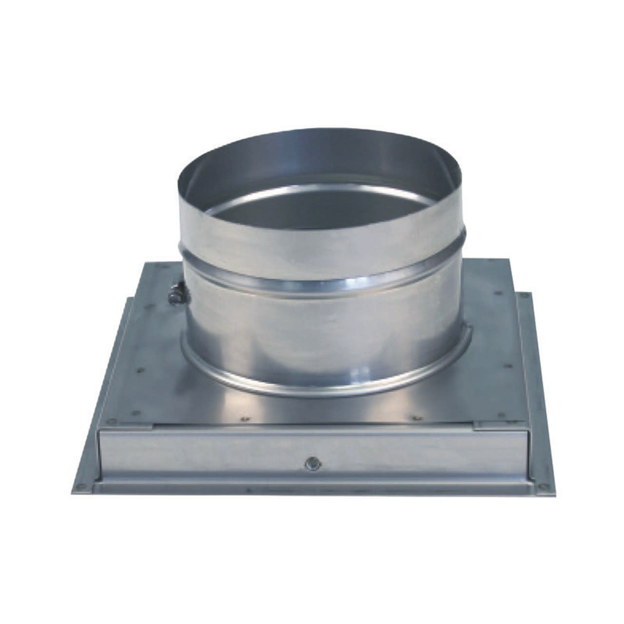 6" HomeSaver UltraPro 13" x 13" Terra Cotta Collar Plate