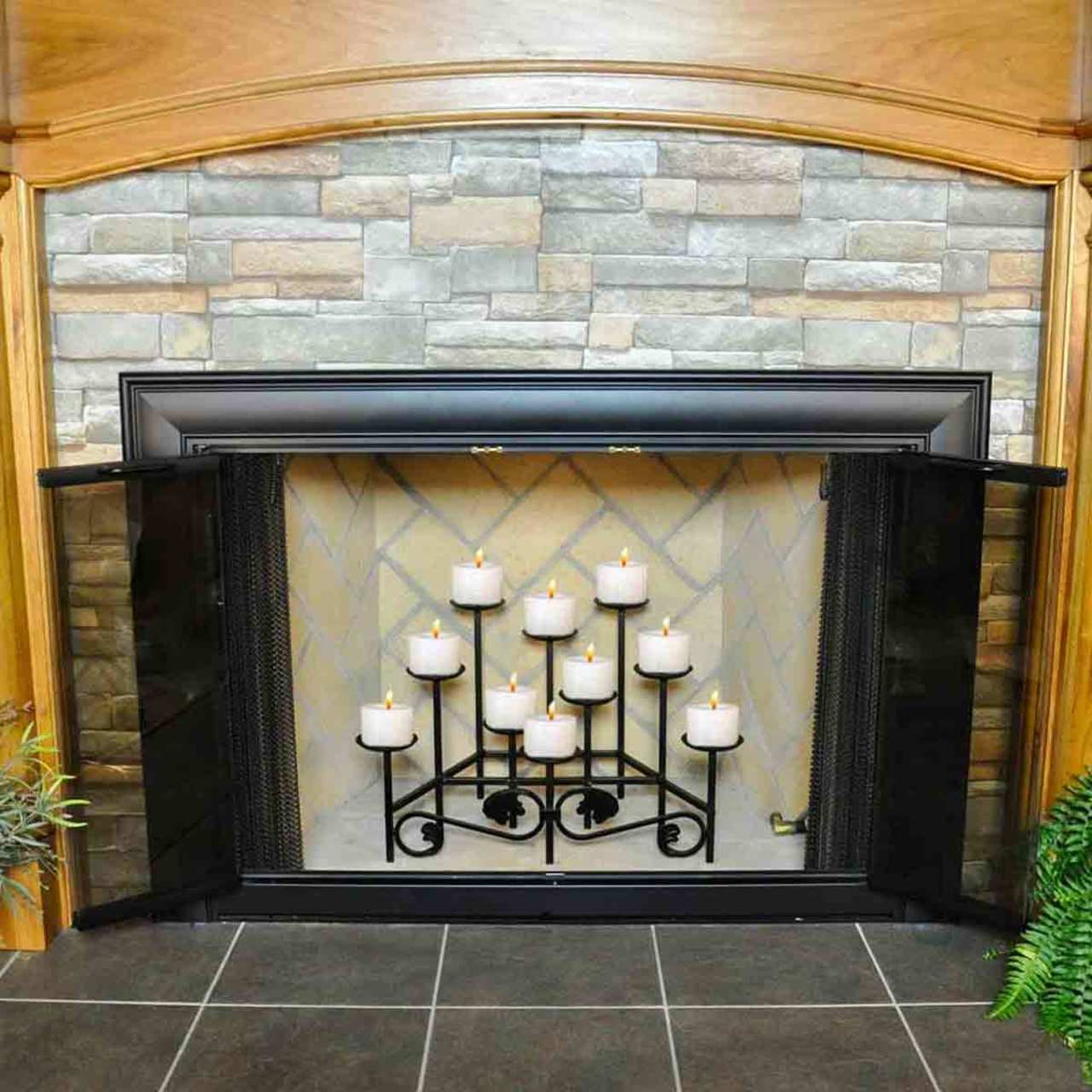 10 Candle Imperial Fireplace Candelabra - 304100