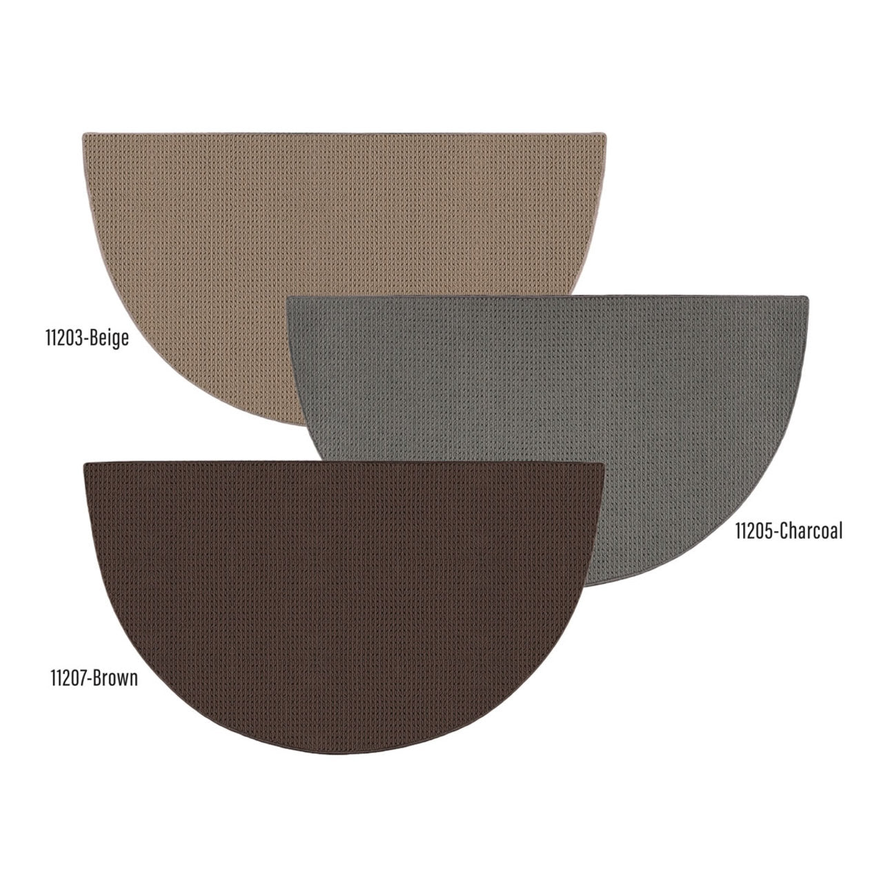 Goods of the Woods 4' Half Round Rugs, Ridgetop 48x27