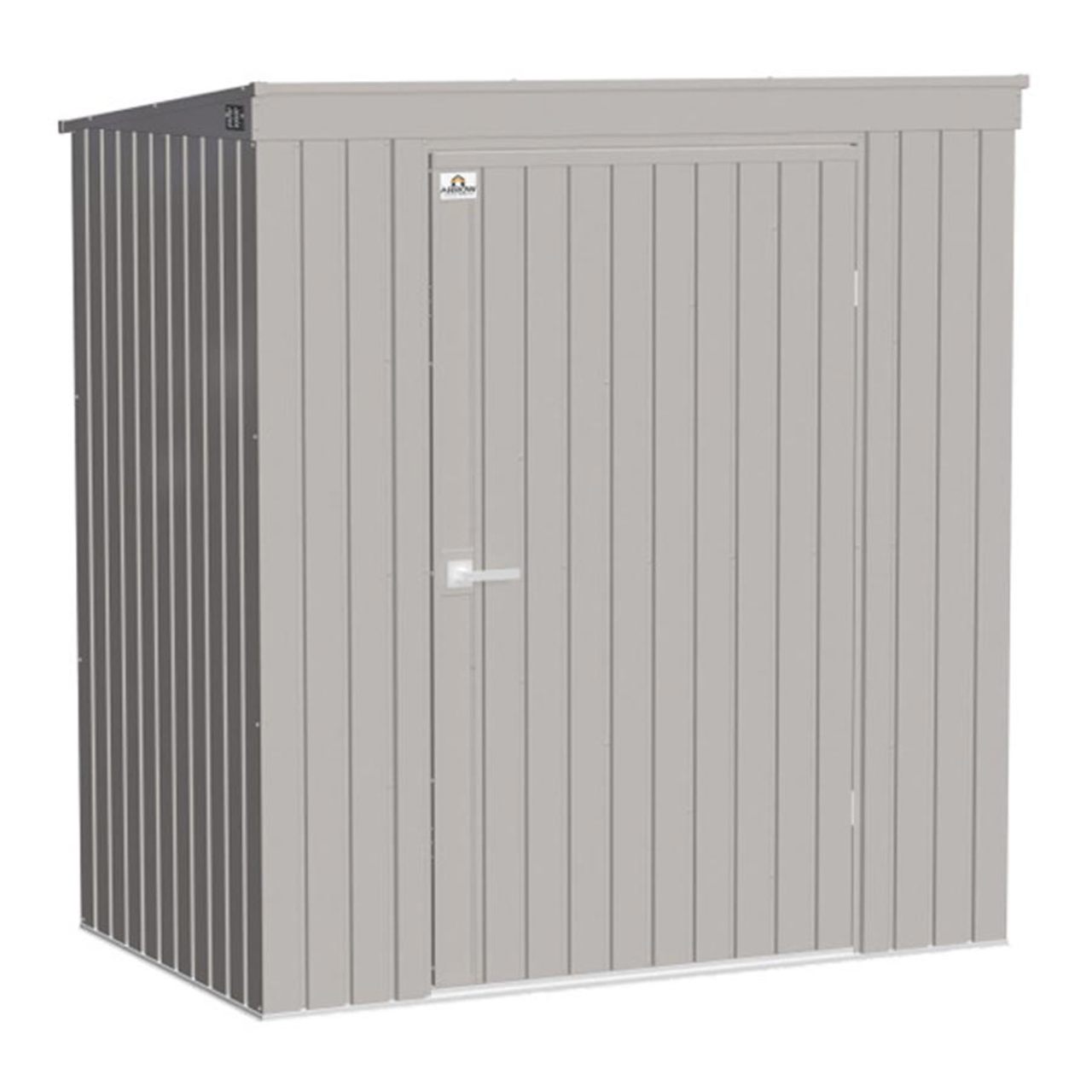 Arrow Elite Steel Storage Shed 6' x 4' -  Cool Gray