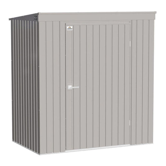 Arrow Elite Steel Storage Shed 6' x 4' -  Cool Gray