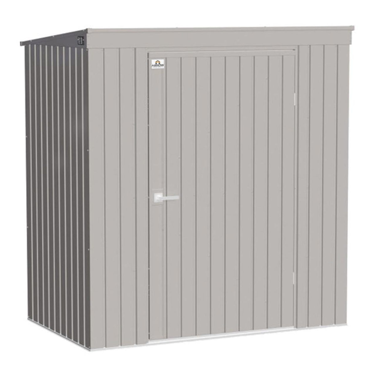 Arrow Elite Steel Storage Shed 6' x 4' -  Cool Gray
