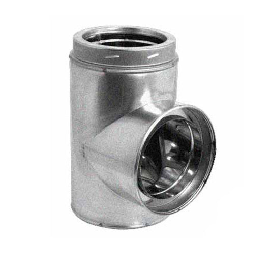 5" DuraTech Galvanized Standard Tee with Cap