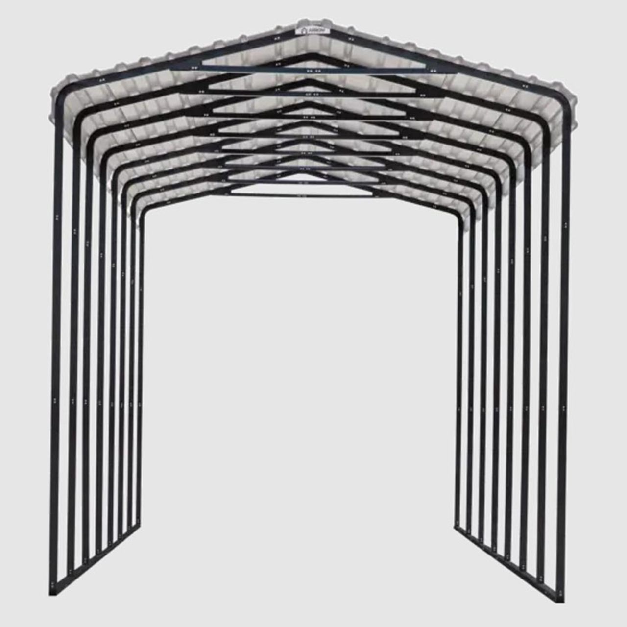 Arrow RV Carport 14 x 33 x 14 Ft. - Charcoal