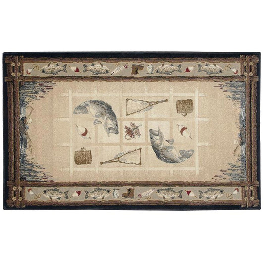 50" High Country The Stream Rectangle Hearth Rug -11057