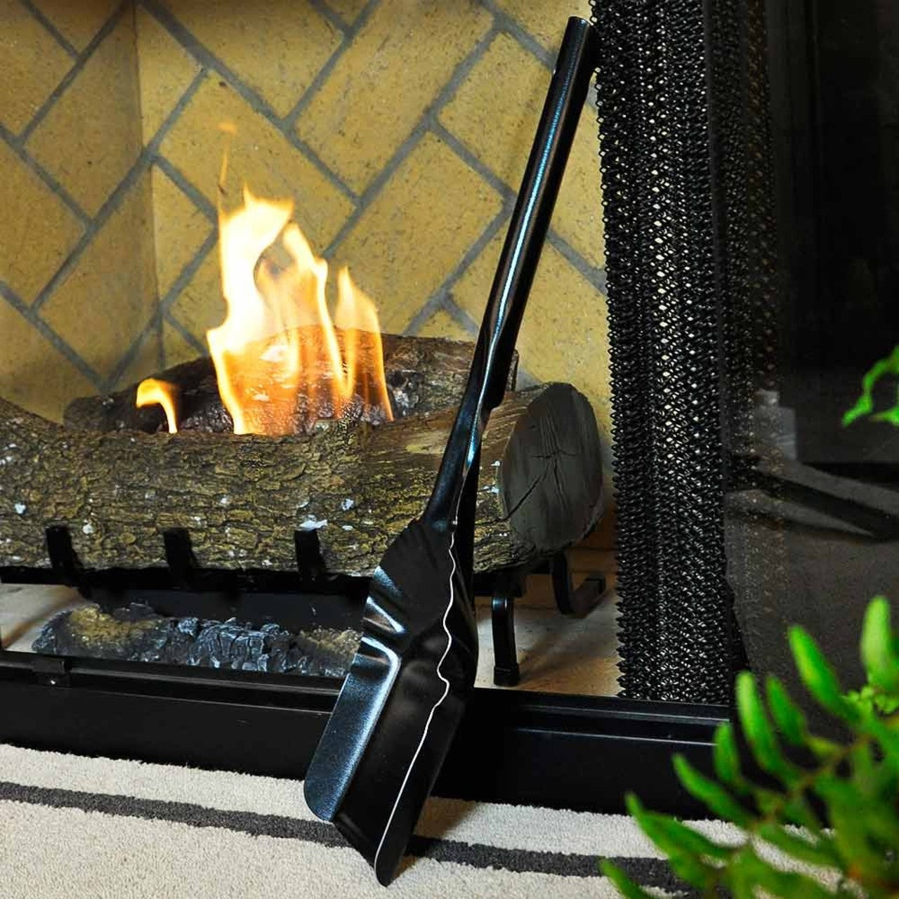 Black Fireplace Ash Shovel