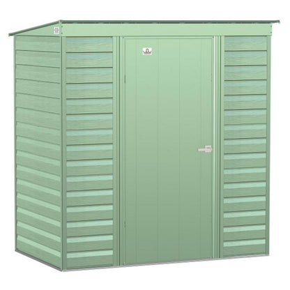 Arrow Select 6' x 4' Steel Storage Shed  -  Sage Green