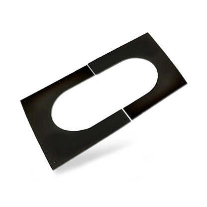 10" MetalBest Ultra-Temp Adjustable Pitched Ceiling Plate - 10T-PCPAJ