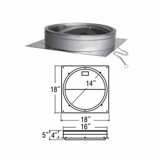 14'' DuraTech Anchor Plate with Damper - 14DT-APD