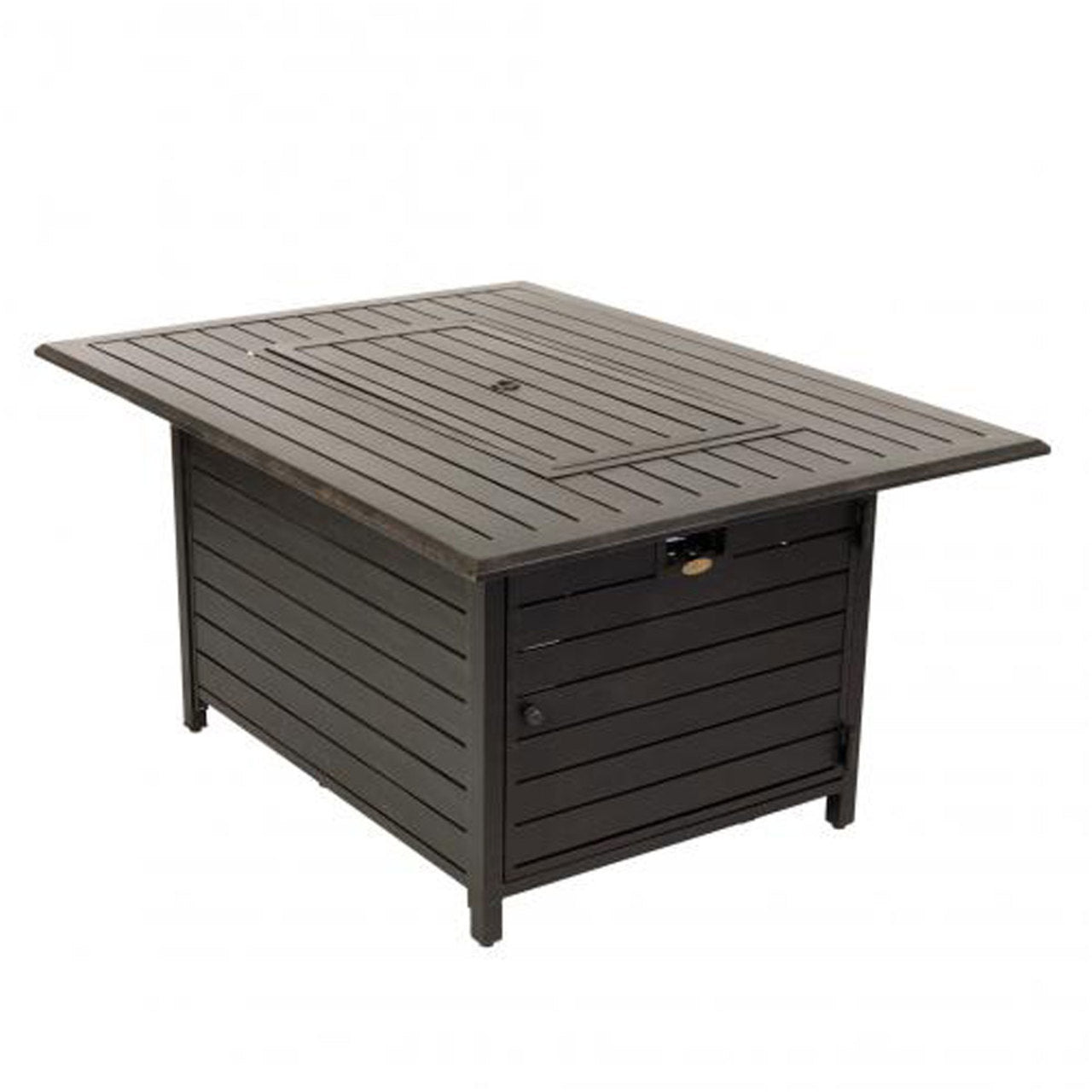 Longmont Aluminum Rectangular LPG Fire Pit