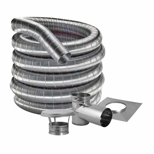 8'' DuraFlexSS 316 Tee Kit with 30' Flex