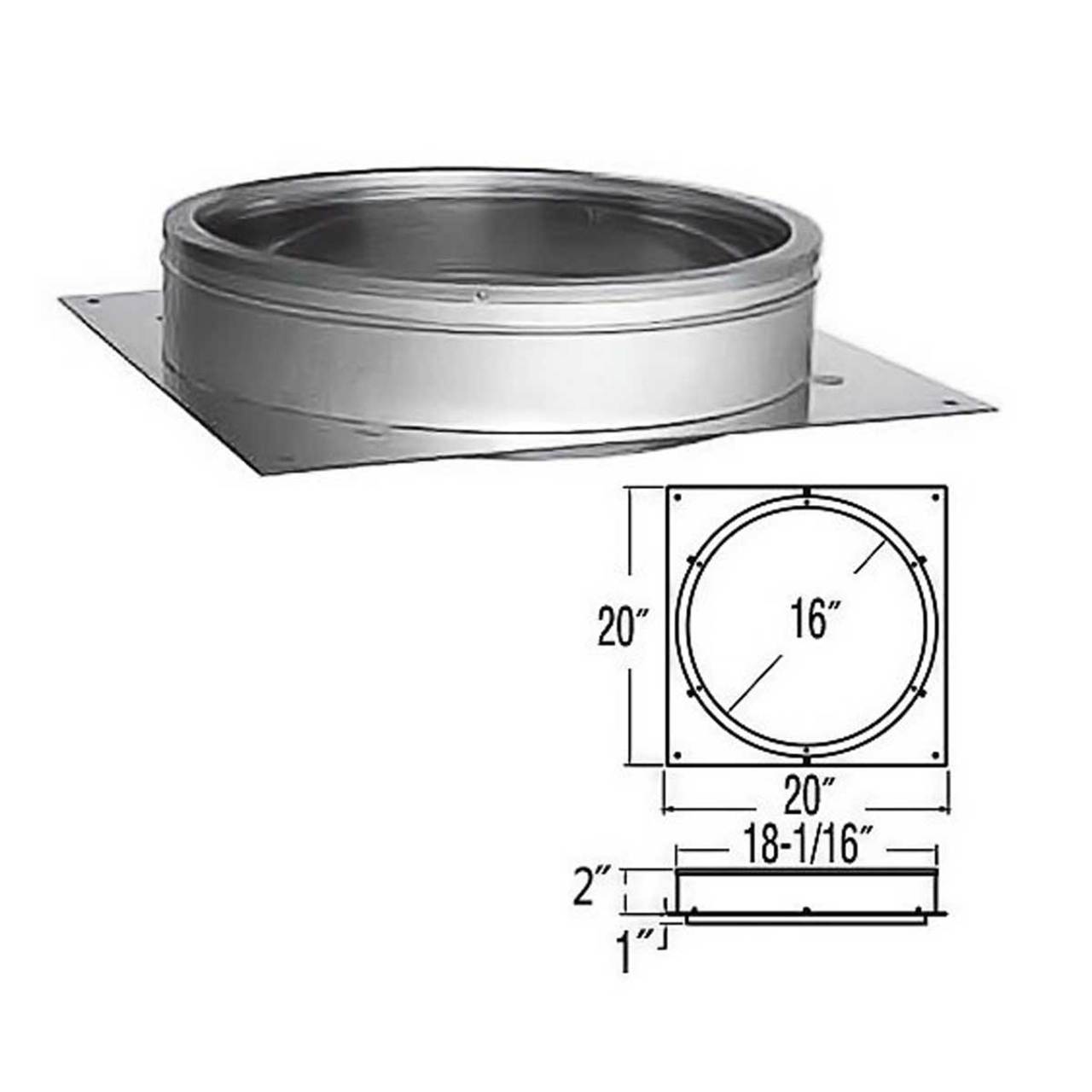 16'' DuraTech Anchor Plate - 16DT-AP