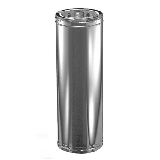 8" x 24" DuraPlus Stainless Steel Chimney Pipe - 8DP-24SS