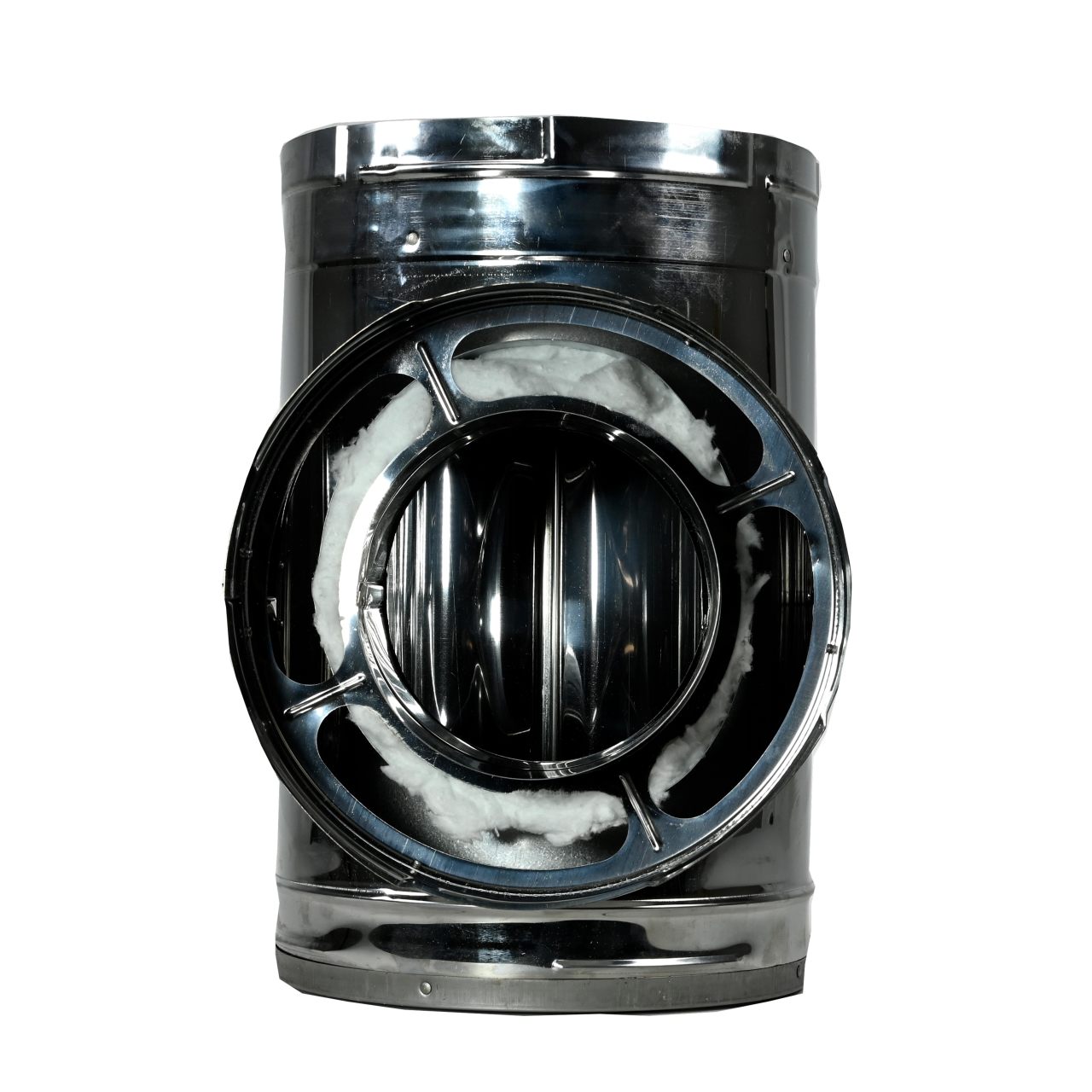 DuraPlus 6'' Stainless Steel Tee - 9067SS | Chimney Pipe