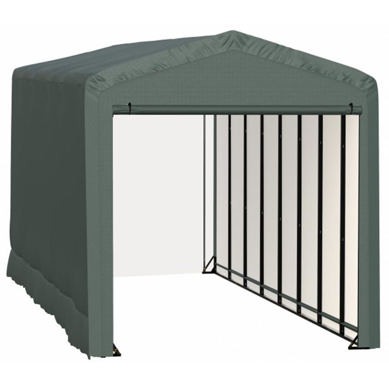 ShelterTube 14' x 36' x 16' Wind & Snow-Load Rated Garage - Green