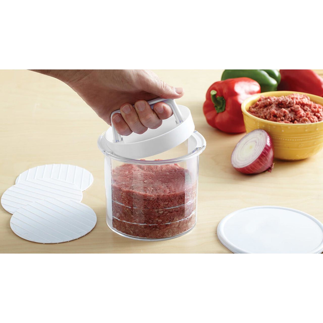 On-the-Go Burger Press Set