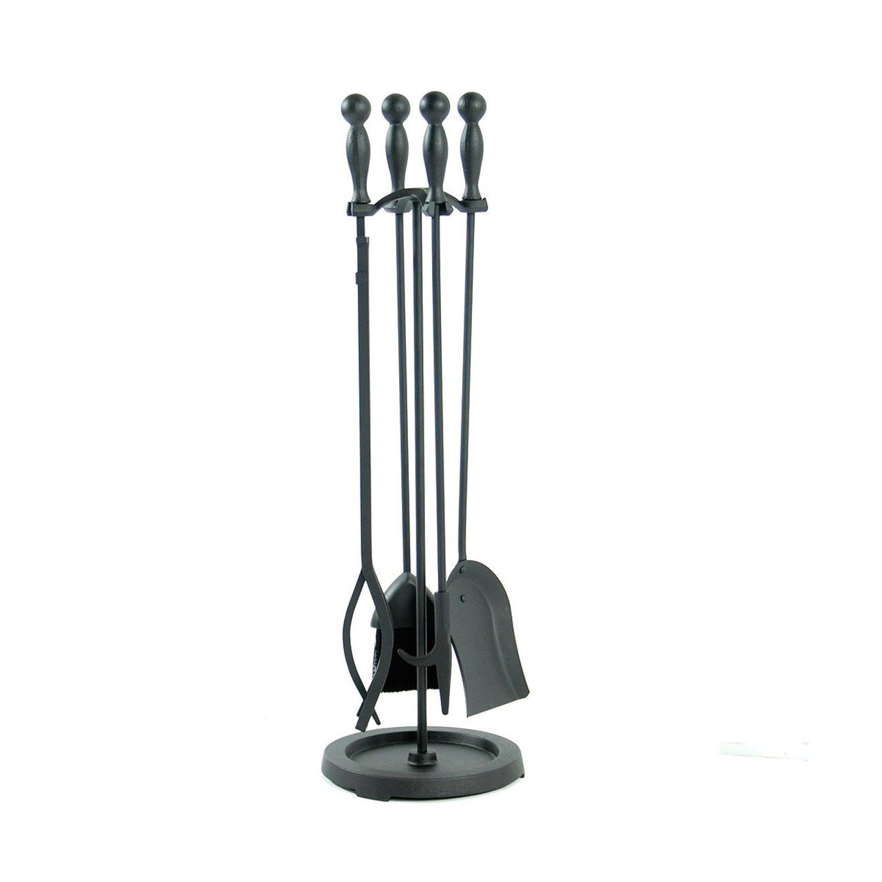 Pilgrim 5 Piece Matte Black Tool Set - Iron Ball Handles -18029
