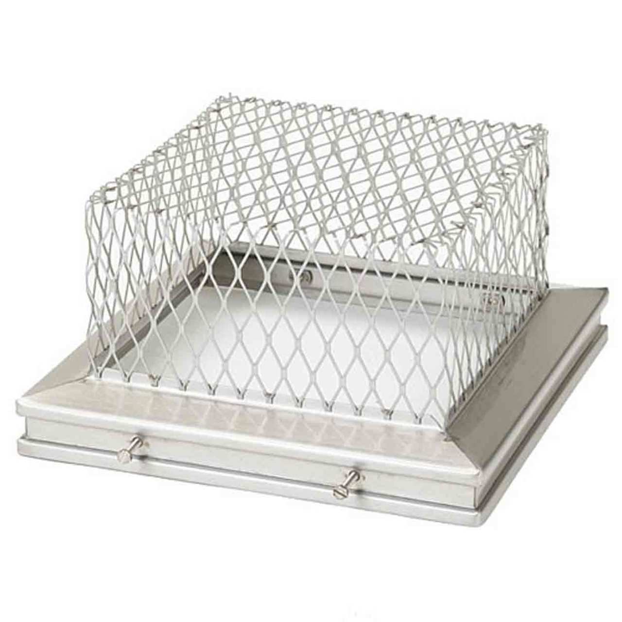 13" x 13" HomeSaver Stainless Steel Single-Flue Animal Guard