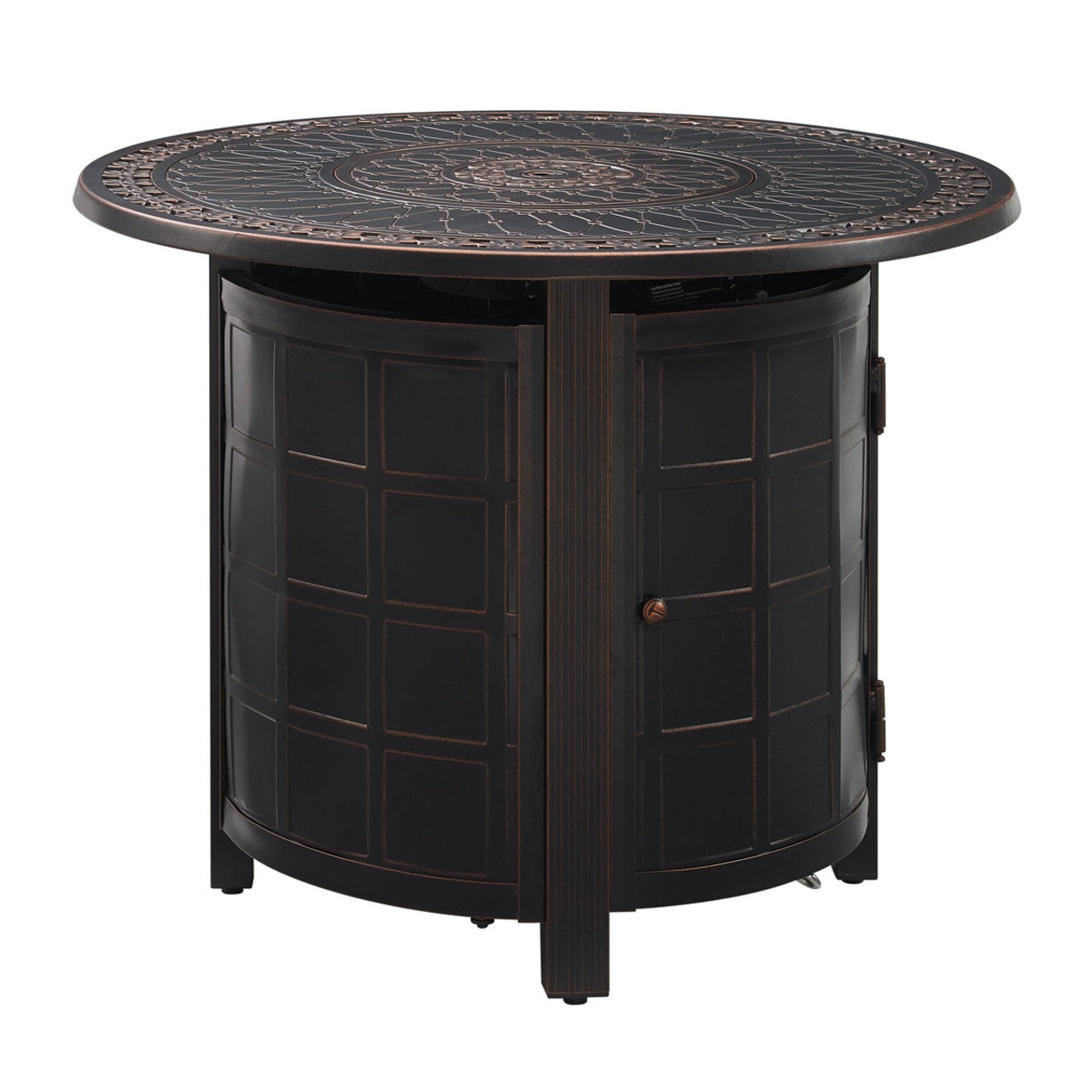 Columbia 34" Aluminum Round LPG Fire Pit